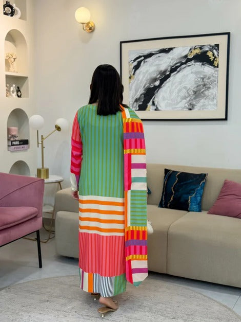 Gul-e-Rang 3PC Summer Lawn Suit