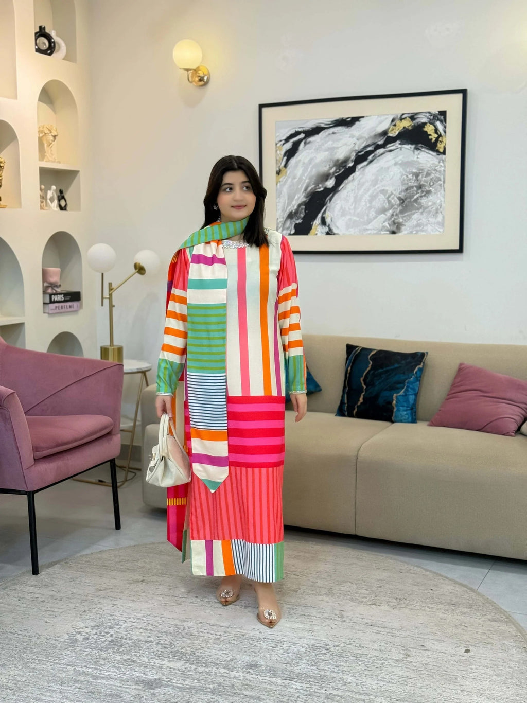 Gul-e-Rang 3PC Summer Lawn Suit