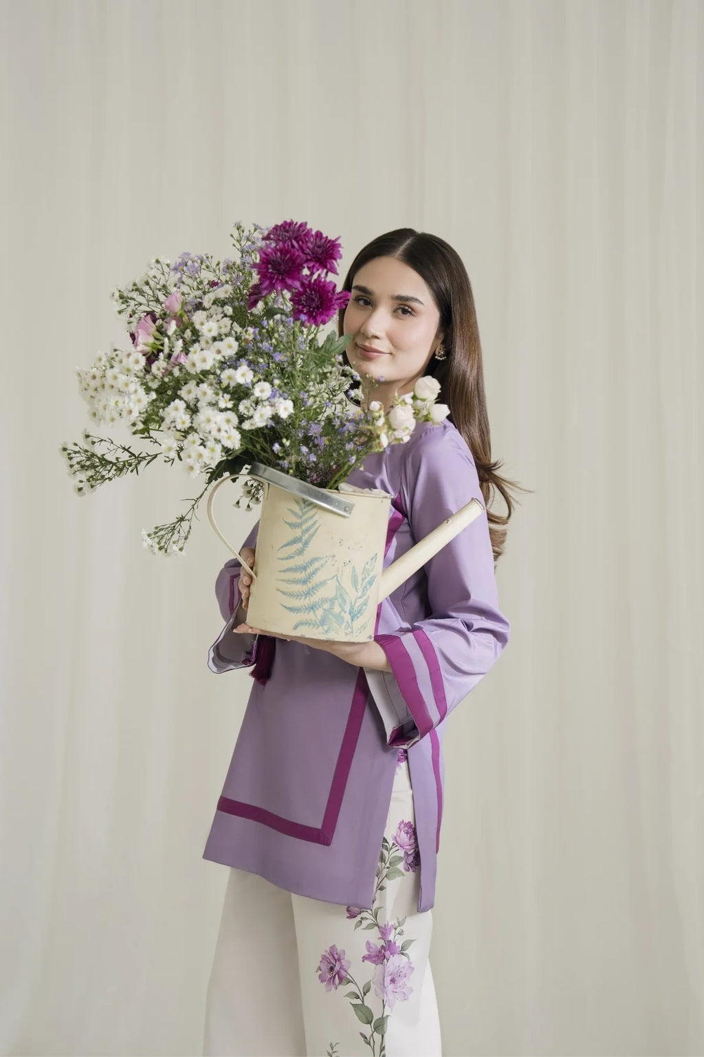 Zari Bella Solea 3Pc Khaddar Silk Winter Ensemble