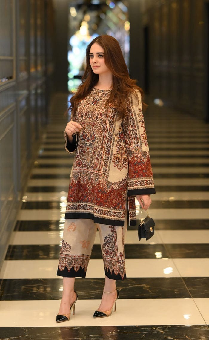 Zari Bella Azmin Digital 2Pc Printed Suit