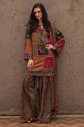 Sundoori 3Pc Silk Lawn Suit